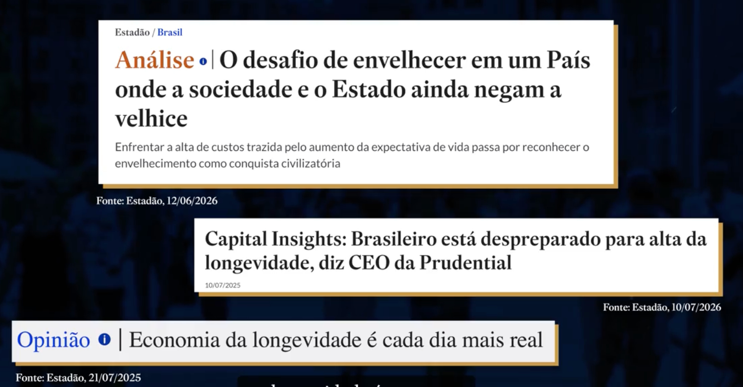 Gráfico expectativa de vida - Estadão 28/11/2025